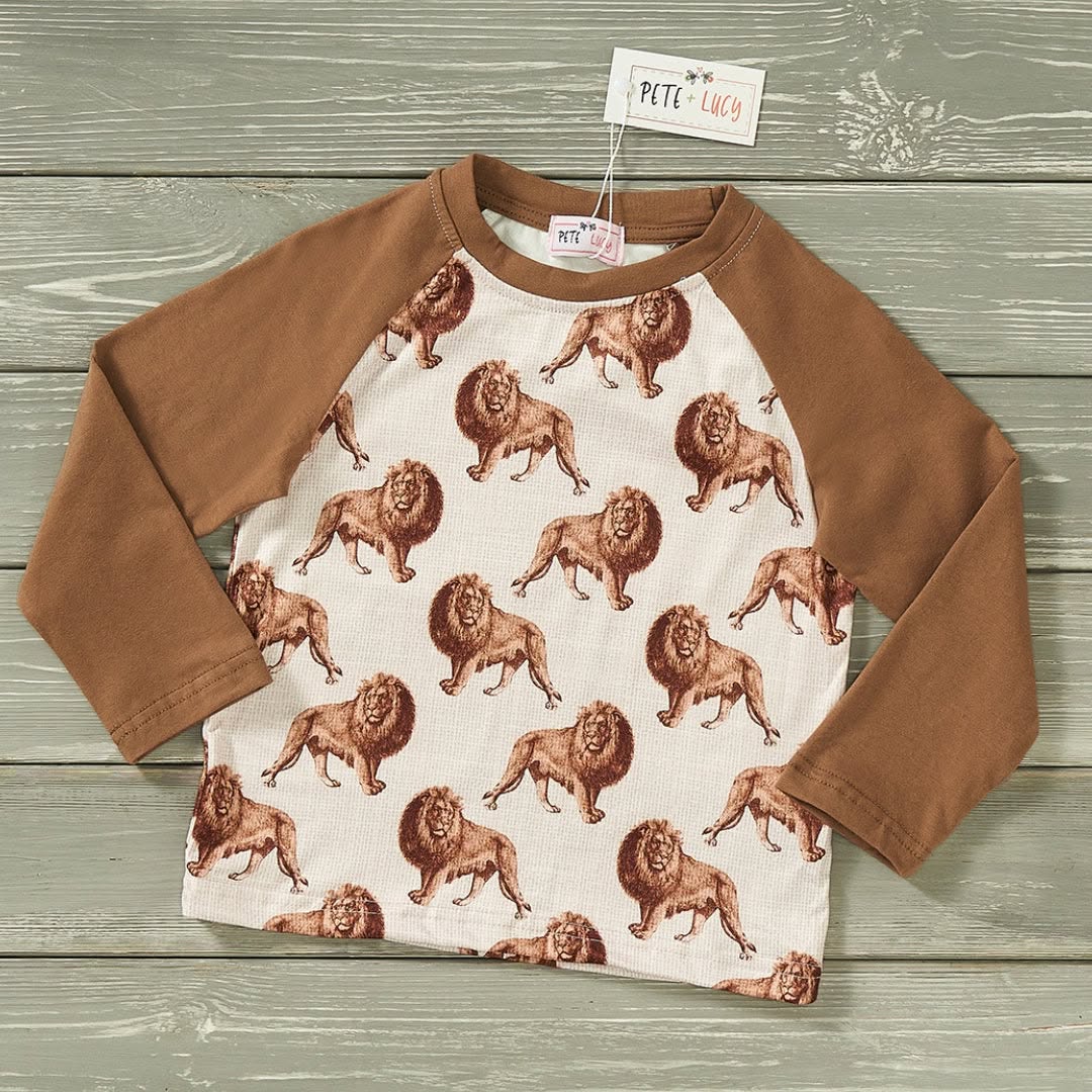 On A Safari Boys Top