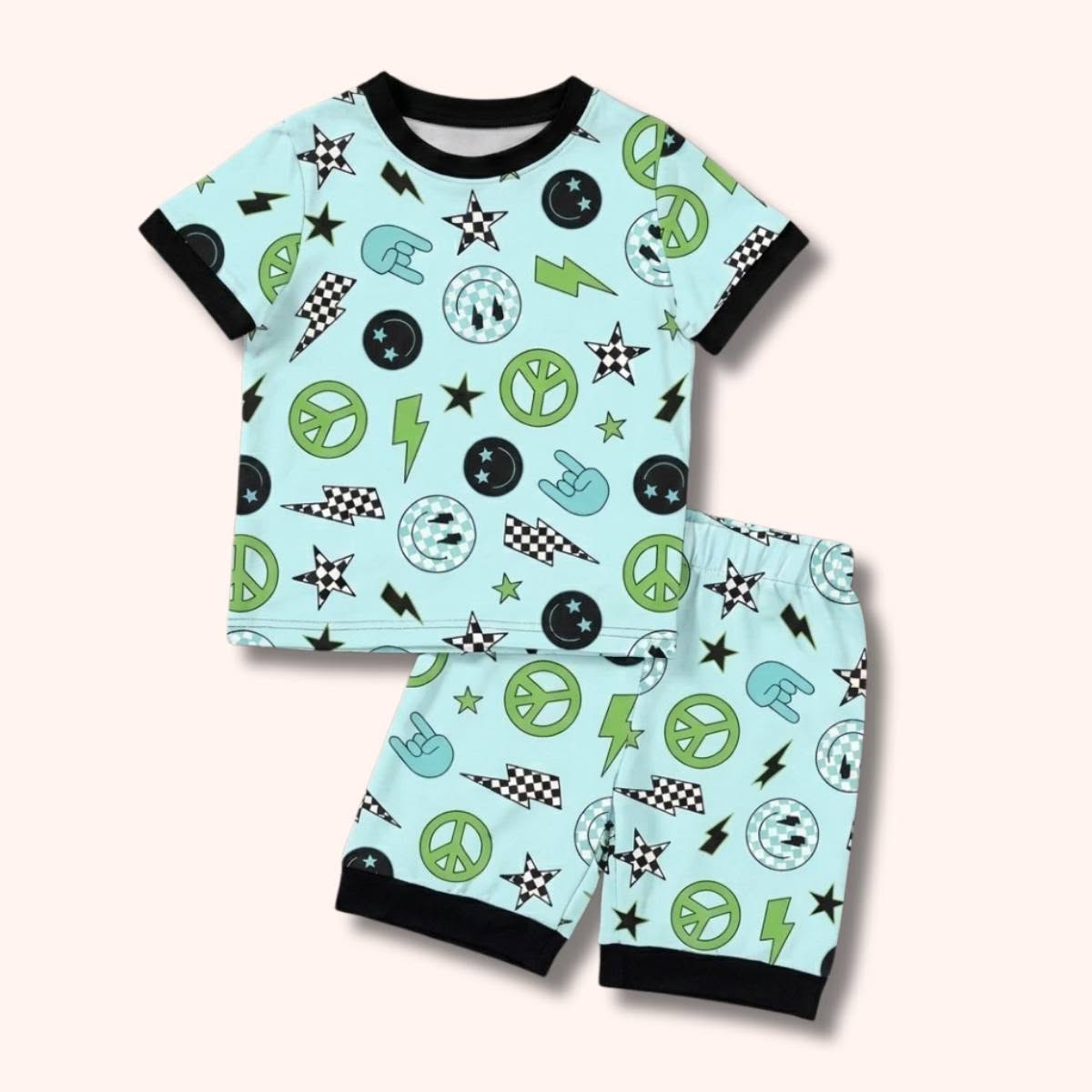 Neon jungle girls loungewear
