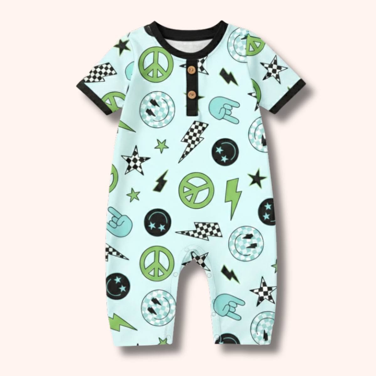 Electric Vibes Romper